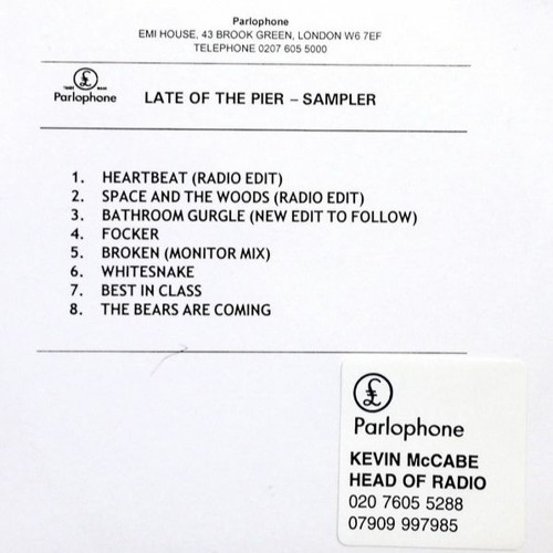 Late Of The Pier - Broken (Monitor Mix)