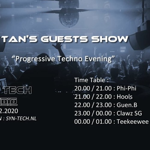 2020-02-20 TeeKeeWee - TAN'S GUESTS SHOW @ Syn Tech Radio (WEBRADIO) (NL)