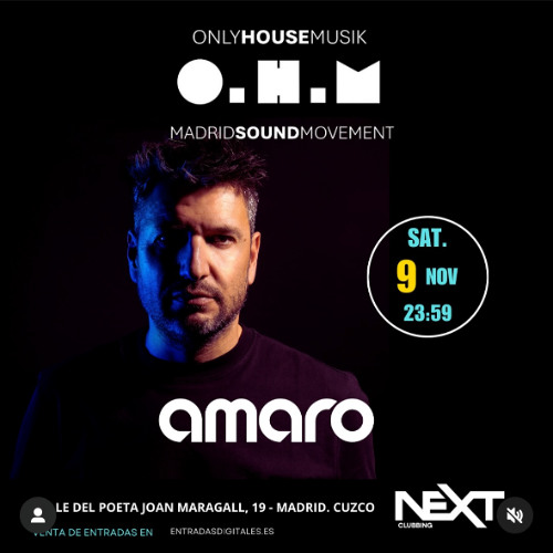 Amaro Only House Music Madrid 09/11/2024