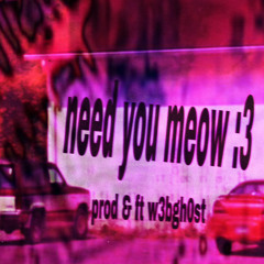 needyoumeow (feat w3bgh0st)