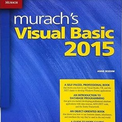 @EPUB_D0wnload Murach's Visual Basic 2015 Written by  Anne Boehm (Author)  [Full_PDF]