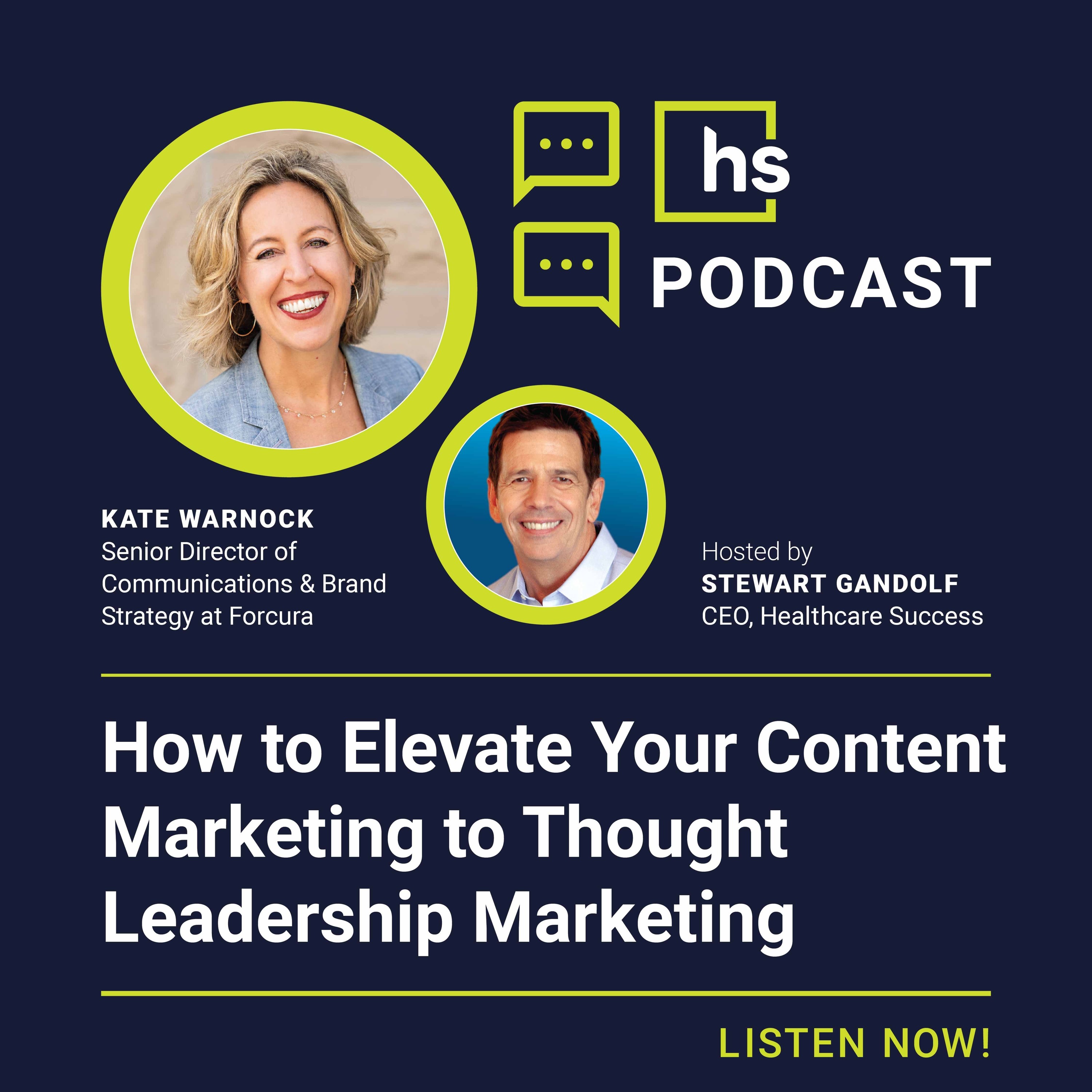 Elevate Your Content Marketing to Thought Leadership Marketing With Kate Warnock