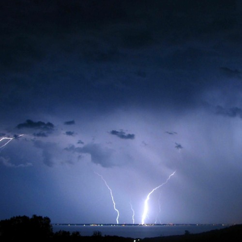 Lightning Over The Lake