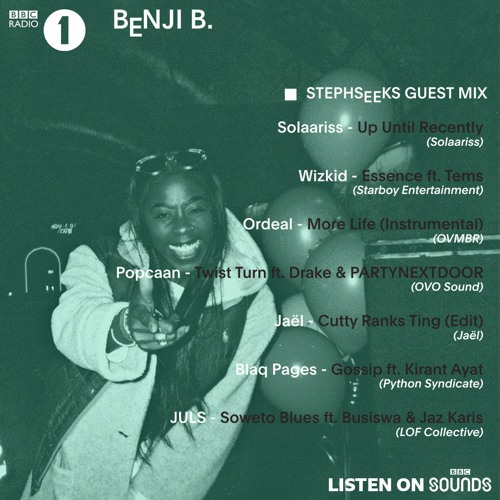 Benji B - BBC Radio 1 guest mix by stephseeks