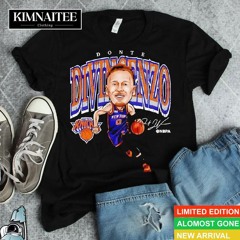 Donte Divincenzo New York Knicks Cartoon Basketball Signature Shirt