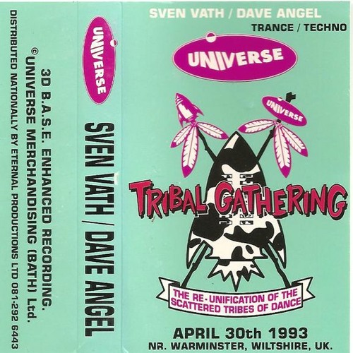 Sven Vath  & Dave Angel--Universe - Tribal Gathering - 1993