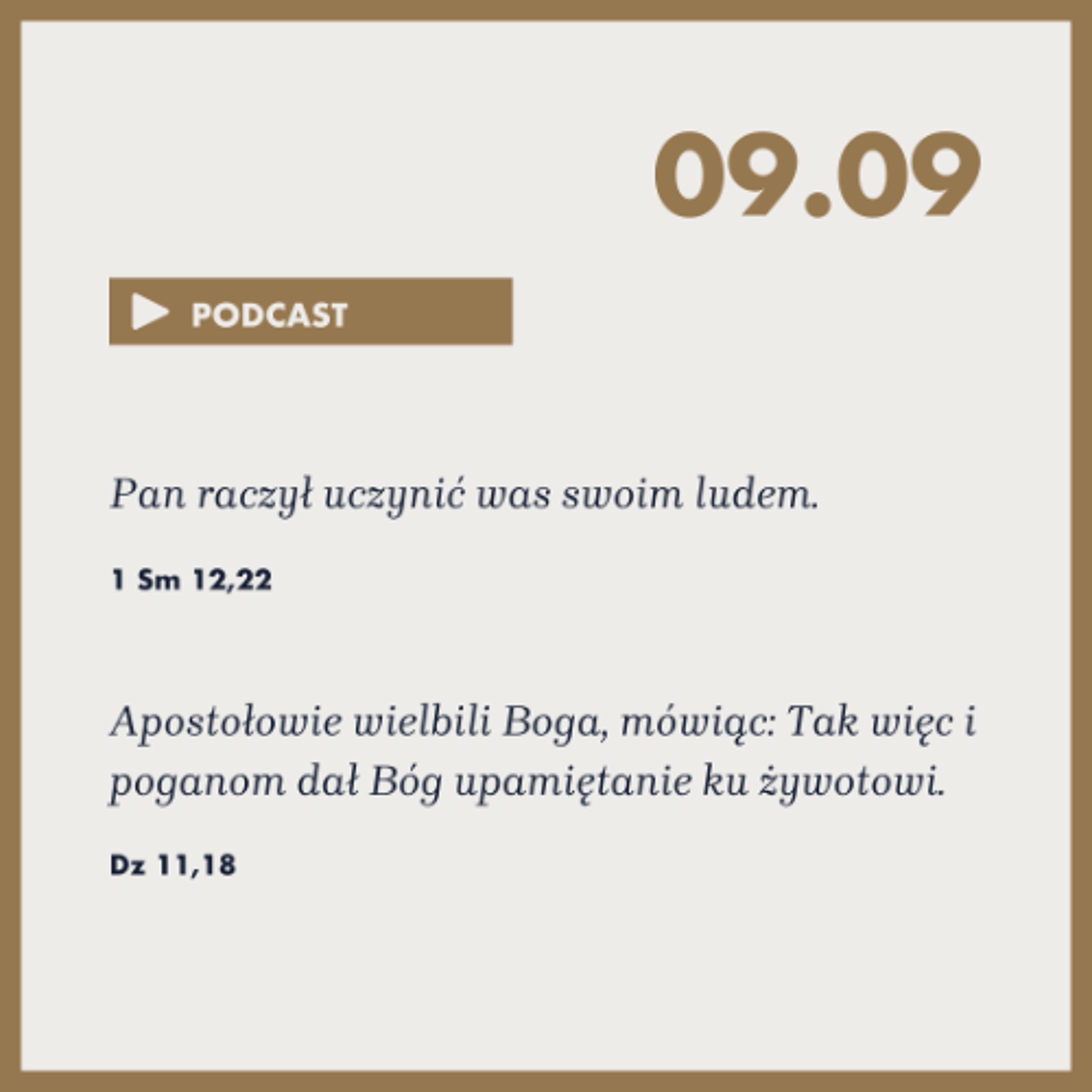 Poranek ze Słowem na 9 września 2025 episode artwork