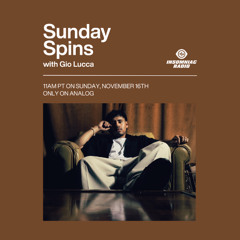 Gio Lucca -  Insomniac Radio Sunday Spins - Nov  16,  2025