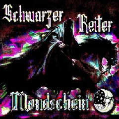 mondschein - schwarzer reiter