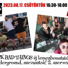 Tilos Páholy:Jótékonyunderground 2 szervezők + Fck Bad Things új lemezt bemutató interjú 2023.08.17.