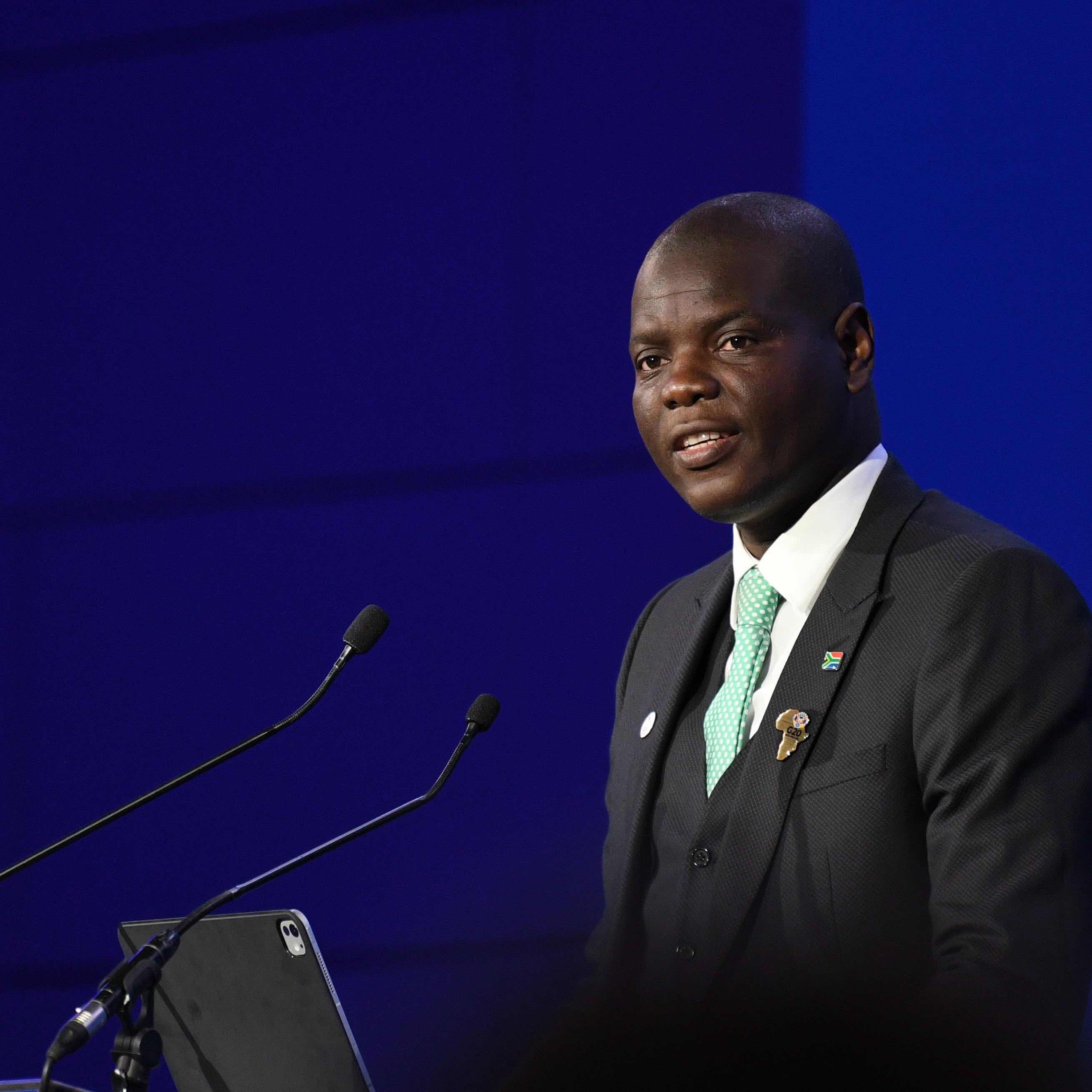 MINISTER RONALD LAMOLA REMARKS ON SA'S G20 PRESEIDENCY AT THE OECD MINISTERIAL COUNCIL MEETING