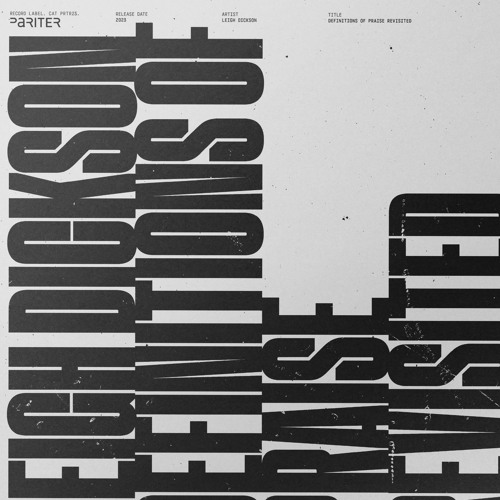 A1 Leigh Dickson - Praise (Obergman Remix) (Pariter)