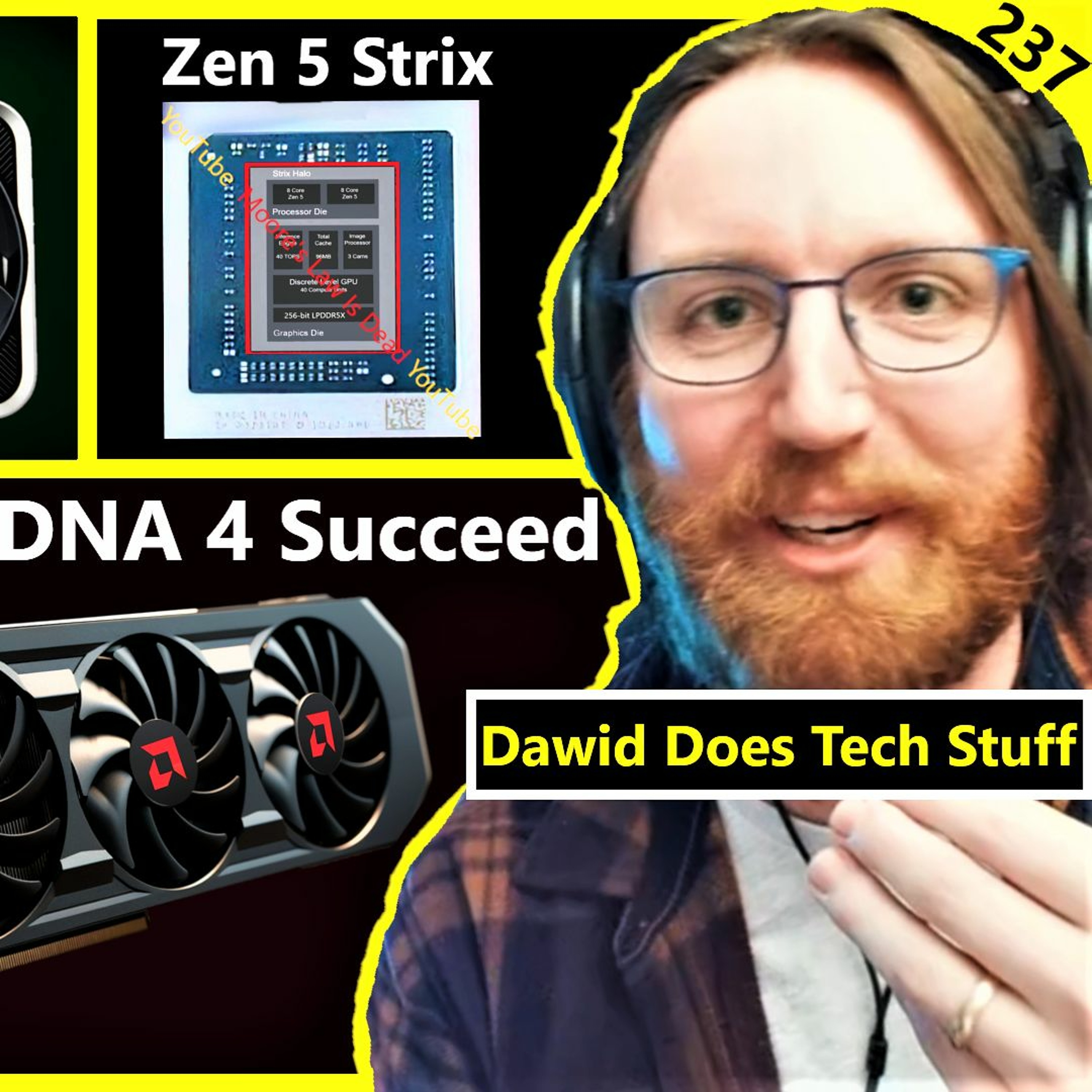 237. Nvidia 4080 SUPER, Ryzen 8000G, AMD Zen 5 Strix, RDNA 4 | Dawid Does Tech Stuff