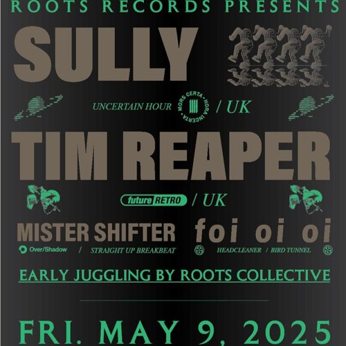 Tim Reaper B2B Sully 5.9.25 Live @ Roots Records Columbus, OH.