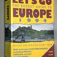 Download Book [PDF] Let's Go Europe: With Expanded Coverage of Eastern Europe Including Russia,