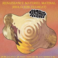 Renaissance Matinale Pt. 1 : The Great HD b2b Riolo @ Phasm Festival 2023