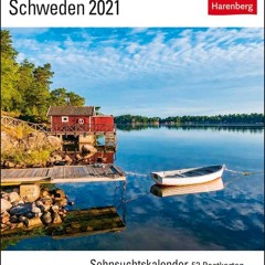 Schweden Sehnsuchtskalender 2021 - Postkartenkalender mit Wochenkalendarium - 53 perforierte Postk