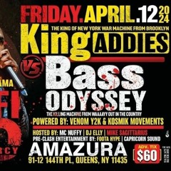 Bass Odyssey Vs King Addies 12 April 2024 New York USA Sound Fi Dead Sound Clash
