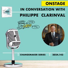 Philippe Clarinval #DESIGNtoCHANGE PODcast ONstage with Ruud Janssen