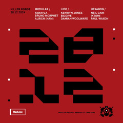 Alrich - Killer Robot Closing Set : 28/12/2024 @ Modular Cape Town