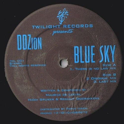 DD Zion - Blue Sky (There Is No Law Mix) - Twilight Records (1996)