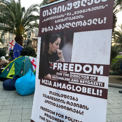 Georgia's hunger-striking journalist