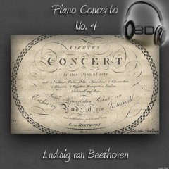 Piano Concerto No. 4 in G major, Op. 58 - III. Rondeau. Vivace - Ludwig van Beethoven (8D Binaural Remastered - Music Therapy)