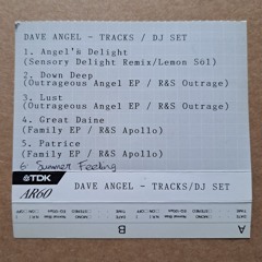 Dave Angel - 'Mellow Grooves' Studio Mix - 1993