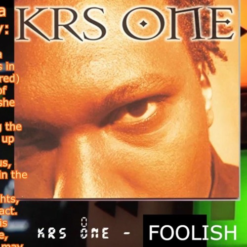 KRS-ONE - - FOOLISH