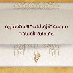 سياسة فرق تسد الاستعمارية وحماية الأقليات - د. محمد خير الشعال