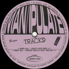 PREMIERE: Man/ipulate - Music Call (Baldo's Acid Remix)