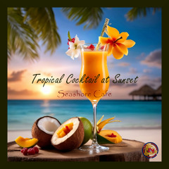 Tropical Cocktail at Sunset