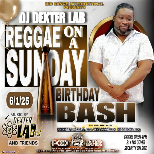 DJ DEXTER BIRTHDAY PARTY REGGAE ON A SUNDAY 06.01.25 LIVE AUDIO