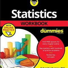 [GET] EPUB KINDLE PDF EBOOK Statistics Workbook For Dummies with Online Practice by  Deborah J. Rums