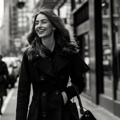 Une Fille à La Myrtille