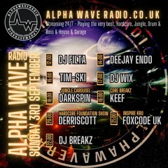 Alpha Wave Radio - Newskool Jungle 3rd Sep 2023