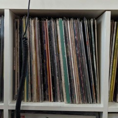 80's vinyl shelf