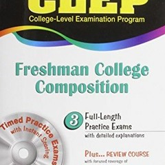 ( K8Cg4 ) CLEP Freshman College Composition (CLEP Test Preparation) by  Editors of REA &  CLEP ( Zx4