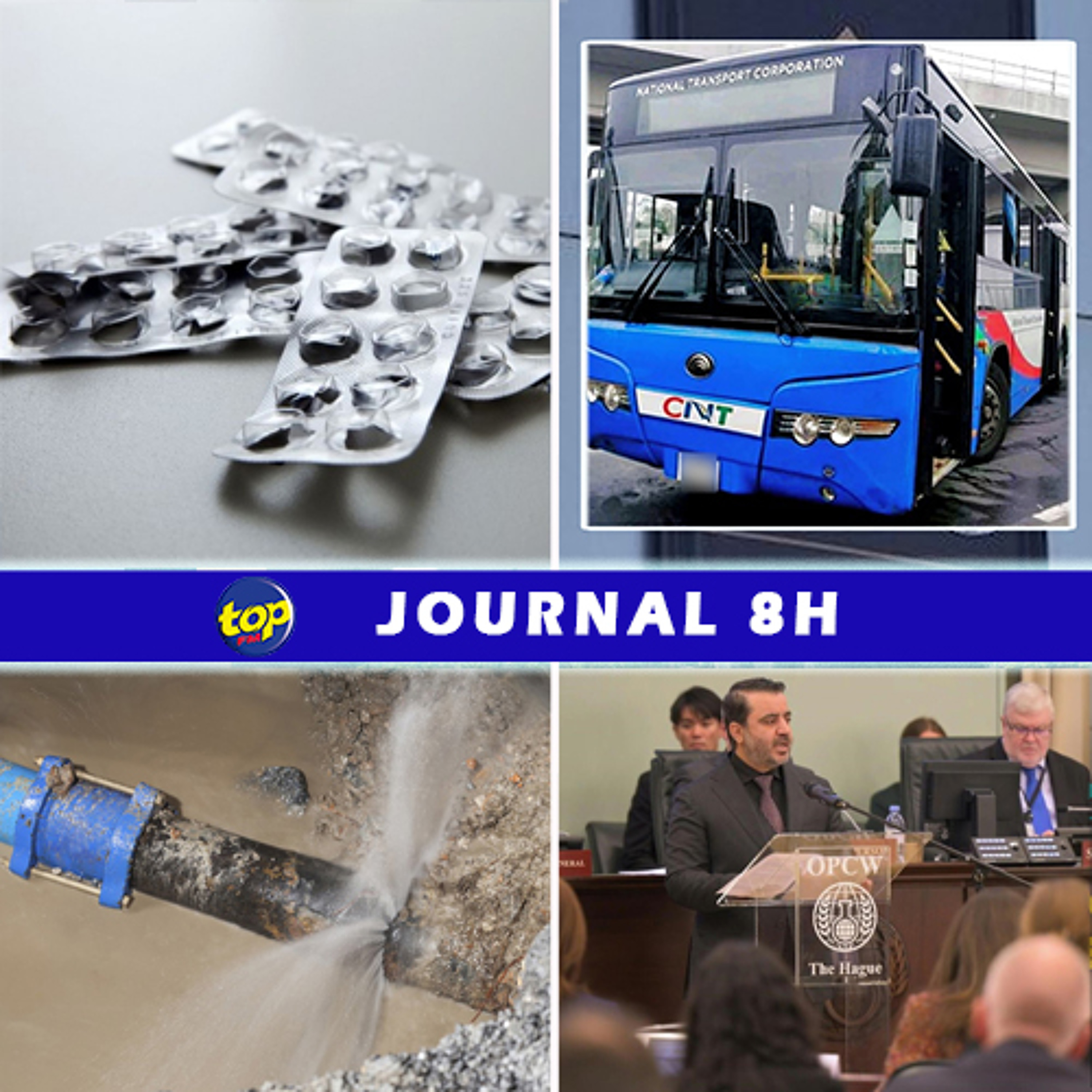 Le journal de 8H de ce jeudi 06 mars 2025