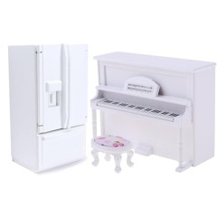Piano and a fridge