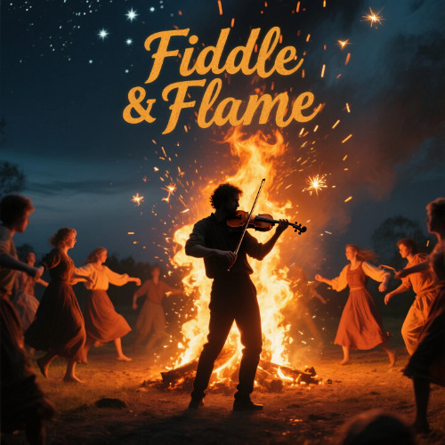 Fiddle & Flame | Energetic Moldavian Folk Dance Instrumental | Traditional Violin & Flute Music
