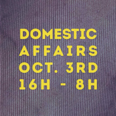 A-Tweed @ Domestic Affairs [Berlin, 03/10/25, 3h set]