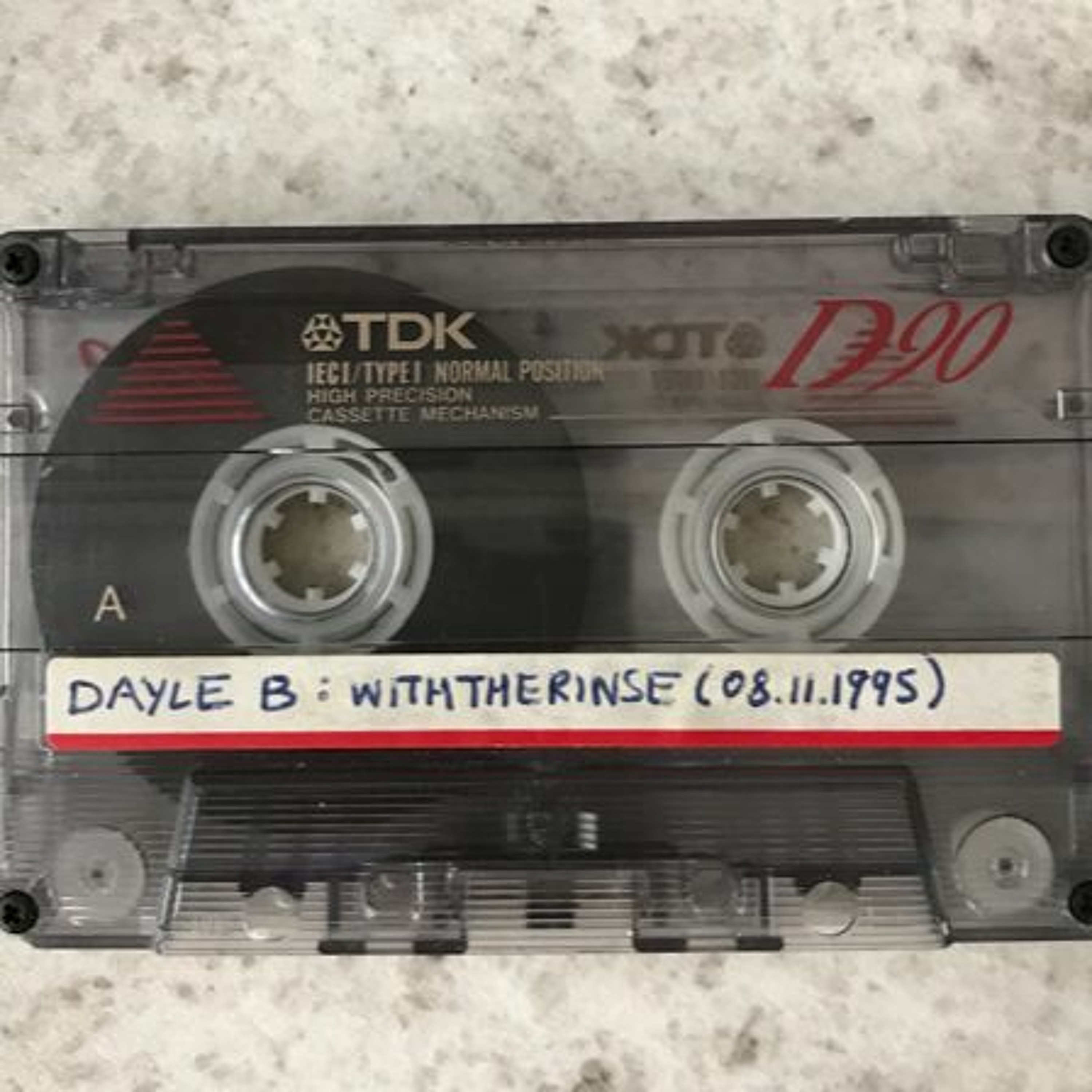 DJ Cautious - Old Skool Tape Rip #001 - "With the Jungle Rinse" - 08/11/1995 episode artwork
