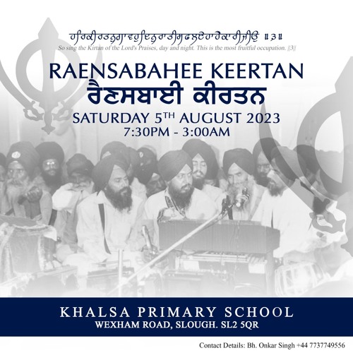 3. Bhai Harpreet Singh - Slough Rainsabhi Aug 2023