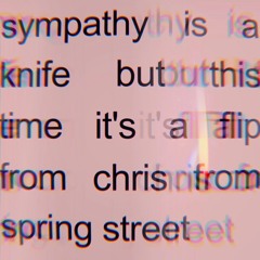 SYMPATHY IS A KNIFE SPRING STREET FLIP