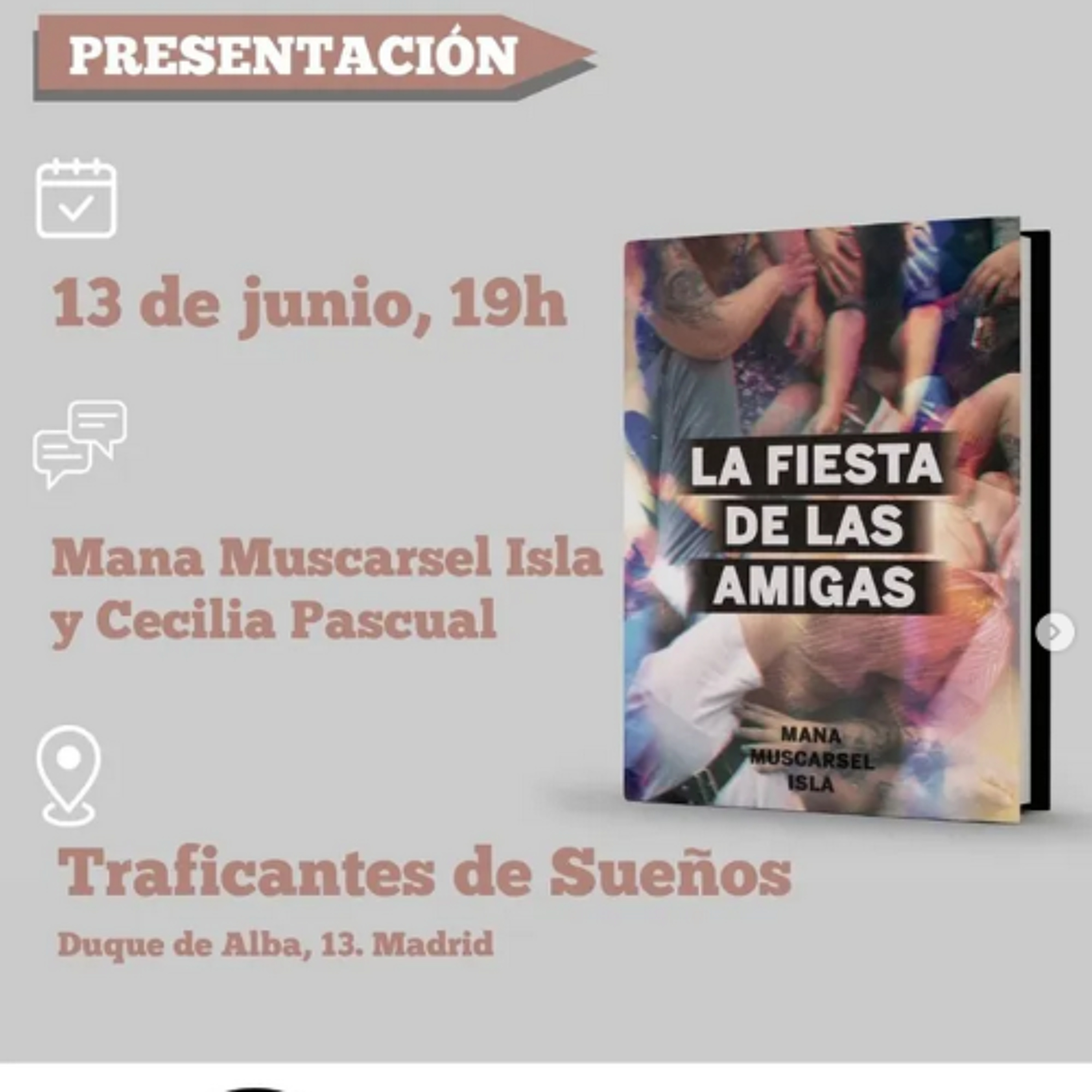 Presentación del libro La fiesta de las amigas episode artwork