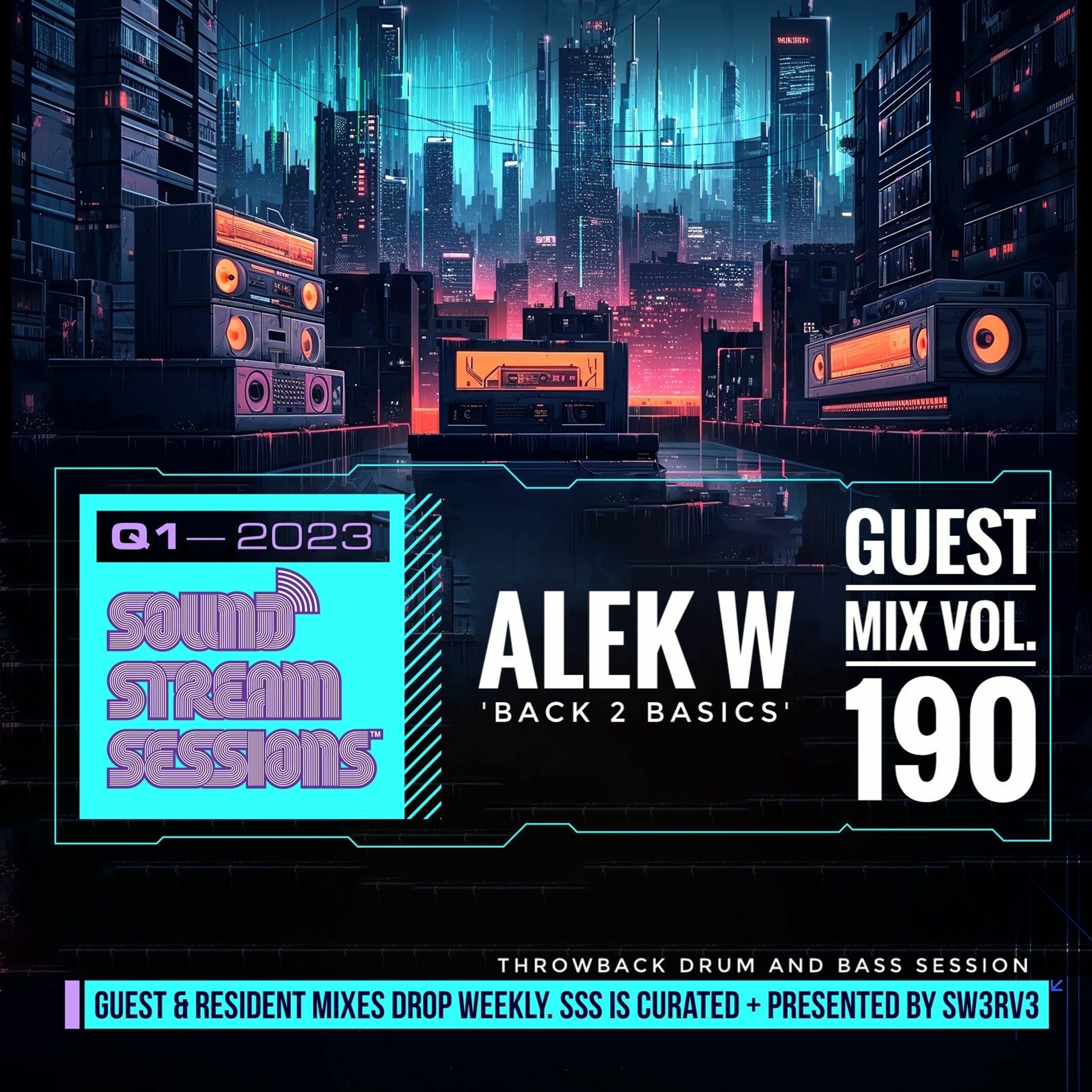 Guest Mix Vol. 190 'Back 2 Basics' (Alek W) Classic Drum and Bass Session episode artwork