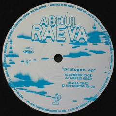 Abdul Raeva - Protogen EP - ECR013