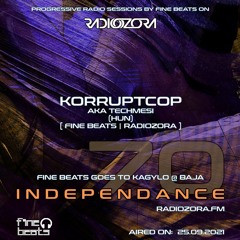 Independance #70@RadiOzora 2021 September | Korruptcop Mix | Live from Kagylo @ Baja