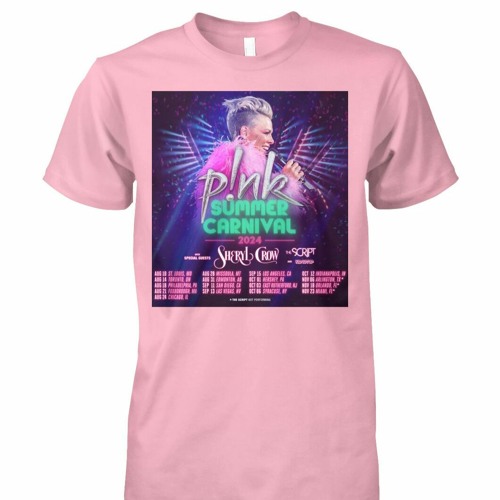 Stream P!nk Summer Carnival US Tour 2024 Shirt by Aipsdesign Listen